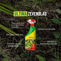 Onkruidbestrijder Ultima Zevenblad spray - snelle en effectieve bestrijding van hardnekkig zevenblad en andere onkruiden
