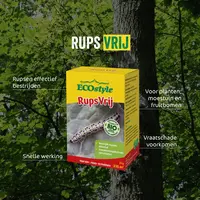 RupsVrij poeder - effectief middel tegen rupsen op sierplanten, fruit en moestuin