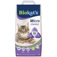 Micro Classic kattenbakvulling - fijnkorrelig klontvormend strooisel, 14 L