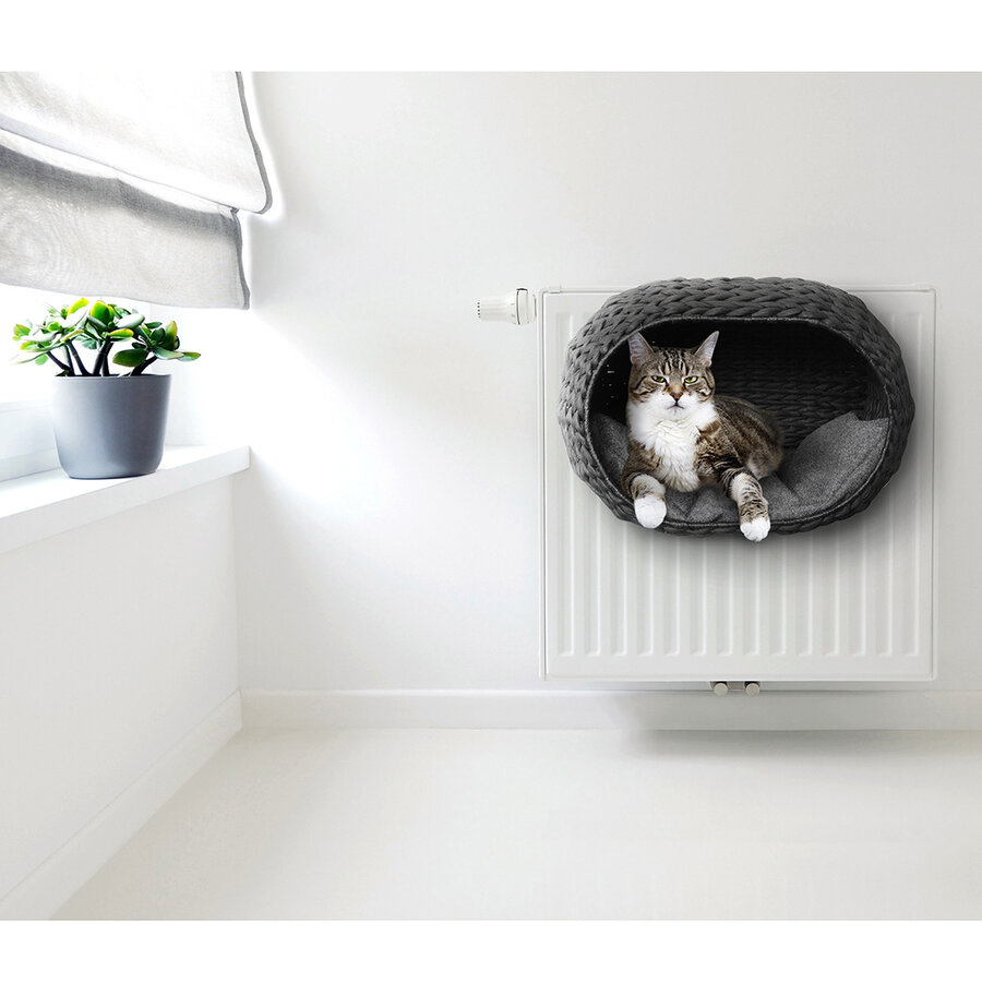 Radiator Bed Sunrise – design radiatorhangmand voor katten met kussen, 45 cm