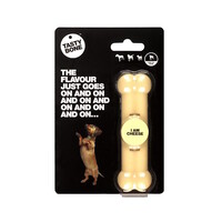 Cheese Toy voor kleine honden - nylon kauwspeelgoed met tandverzorgende werking, 11 cm