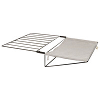 Bed- en radiatorhangmat "Bed- en Radiatorhangmat Oliver – multifunctionele kattenhangmat voor radiator of boxspring, 45 cm" | 45x35x10cm