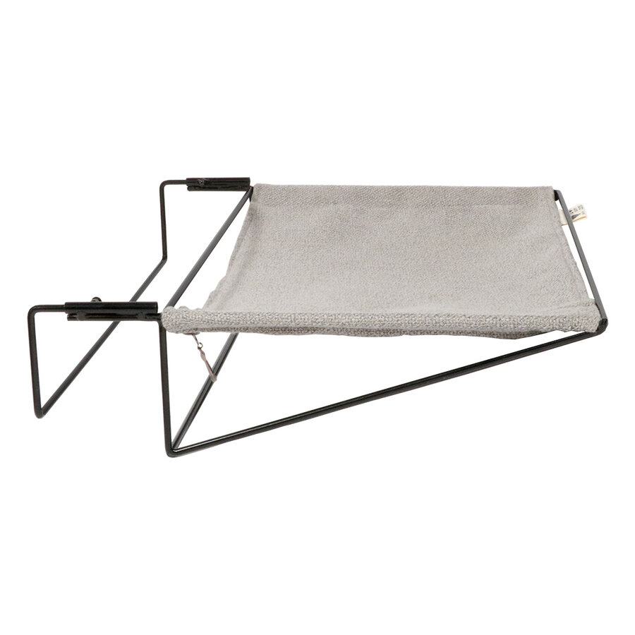 Bed- en radiatorhangmat "Bed- en Radiatorhangmat Oliver – multifunctionele kattenhangmat voor radiator of boxspring, 45 cm" | 45x35x10cm