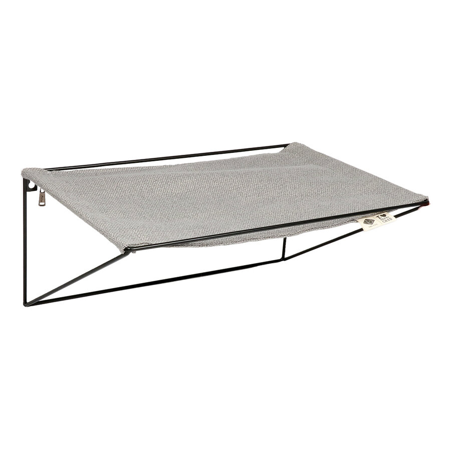 Wandhangmat Otis – moderne kattenhangmat met metalen frame en interieurstof, 45 cm