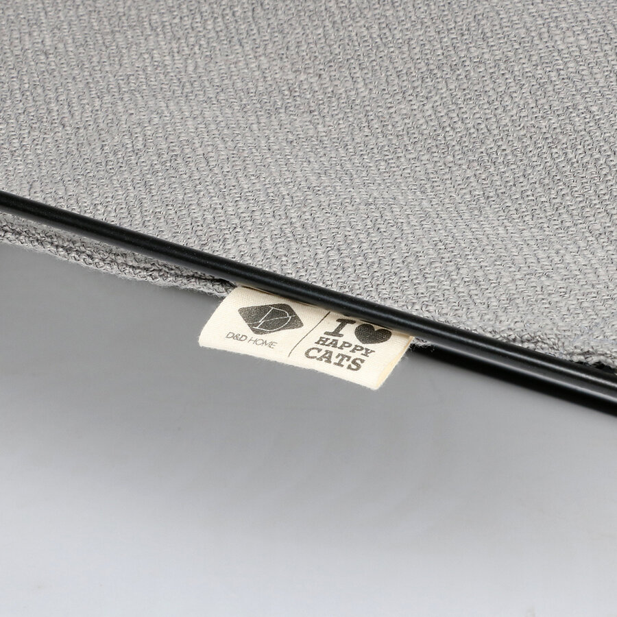 Wandhangmat Otis – moderne kattenhangmat met metalen frame en interieurstof, 45 cm