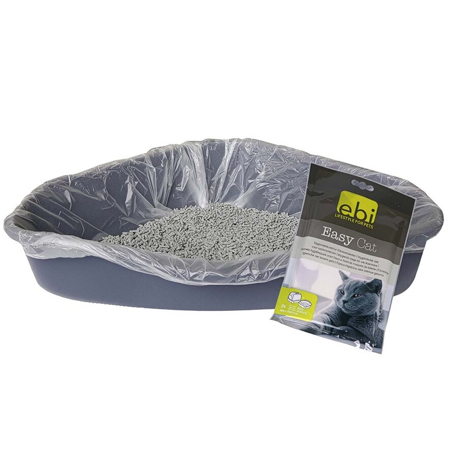 Hygiënische Easycat kattenbakzakken 10 stuks – 49,5×35 cm, geschikt voor kattentoiletten