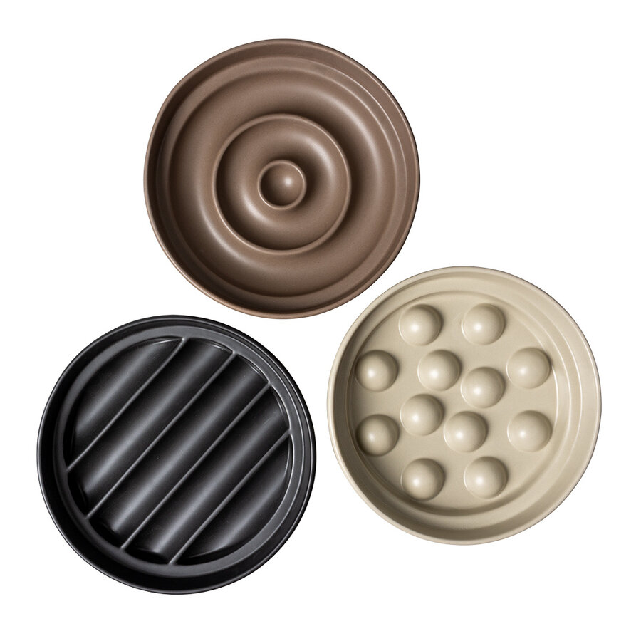 Keramische slow feeder “Druppel” – SUE voerbak 750 ml, vertraagt eettempo van katten