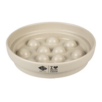 Keramische slow feeder “Stip” – SUE voerbak 750 ml, vertraagt eettempo van katten