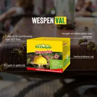 WespenVal - natuurlijke herbruikbare wespenvanger zonder gif.