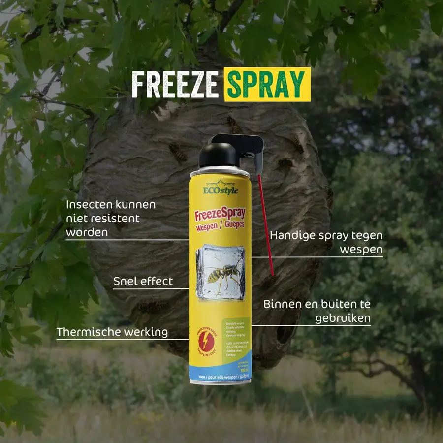 FreezeSpray Wespen - Snel en effectief wespen bestrijden