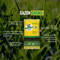 Turfvrije gazongrond voor aanleg, herstel en egalisatie