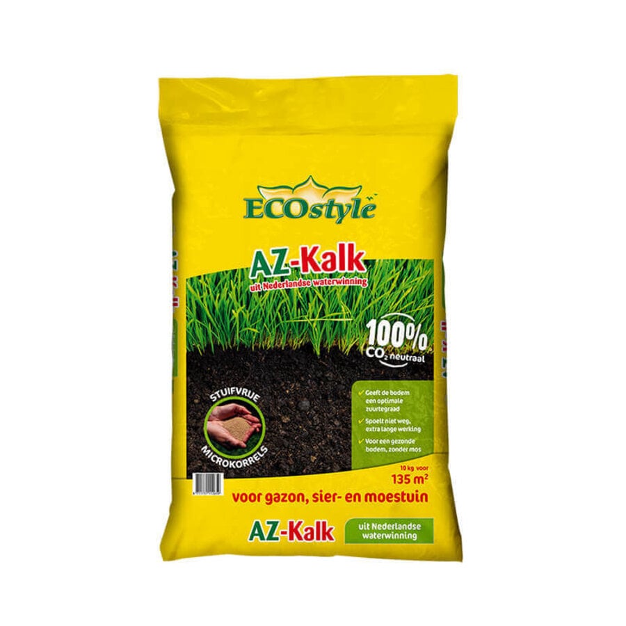 AZ-Kalk voor gazon, border en moestuin | 2, 5, 10 of 20 kg