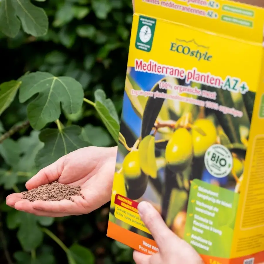 Organische mest voor mediterrane planten