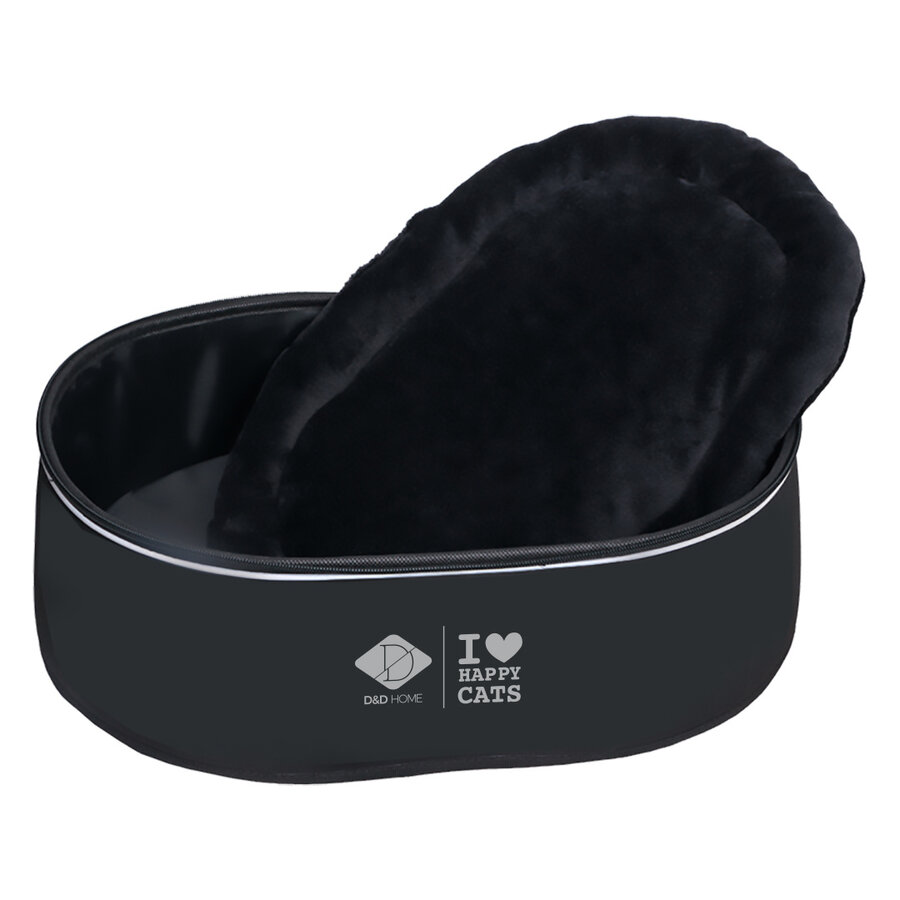 Multifunctionele kattentransporttas PHOEBE – draagtas, huis en bed in één, 50×35×40 cm voor katten tot 6 kg