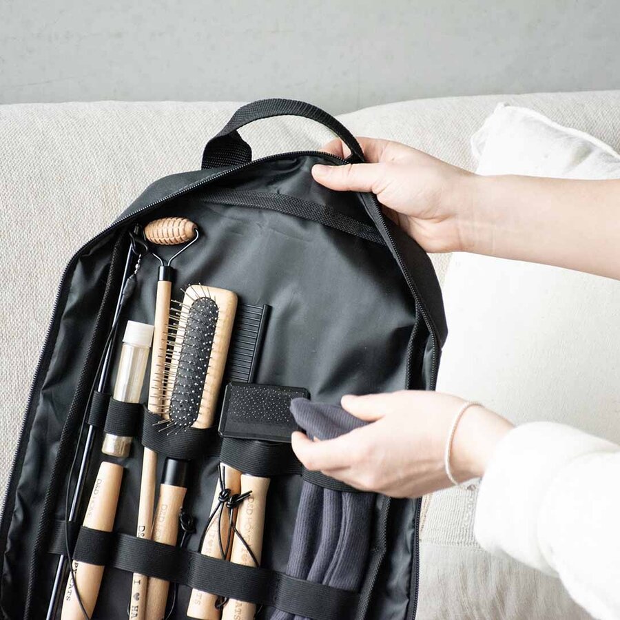 Multifunctionele opbergtas MEGAN – voor kattenspeeltjes en verzorgingsaccessoires, 25×8×38 cm