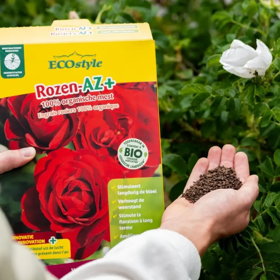 Rozen-AZ+ - Organische rozenmest met micro-organismen voor rijke bloei en intense kleur