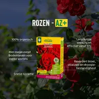 Rozen-AZ+ - Organische rozenmest met micro-organismen voor rijke bloei en intense kleur