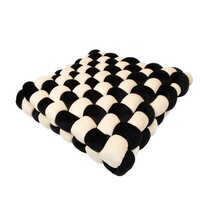 Kattenkussen Velvet Vibe – zacht gevlochten velours kussen 40x40x9,5 cm