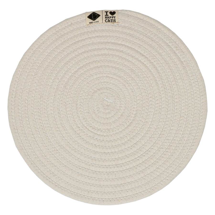 Placemat JILL – katoenen placemat voor voer- en drinkbakken, wasbaar en absorberend