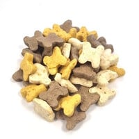 Mini Mix hondensnack - kleine hondenkoekjes in drie smaken en kleuren, 10 kg