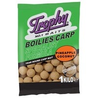 Boilies Pineapple Coconut 1KG - tropische boilies met langdurige aantrekkingskracht voor karpers