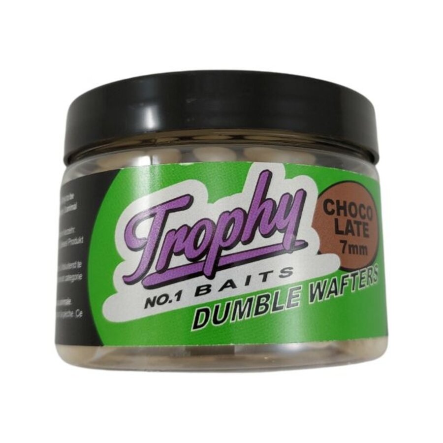 Dumbell Wafters Choco 7MM 70g - licht drijvend aas voor method feeder en witvistechnieken