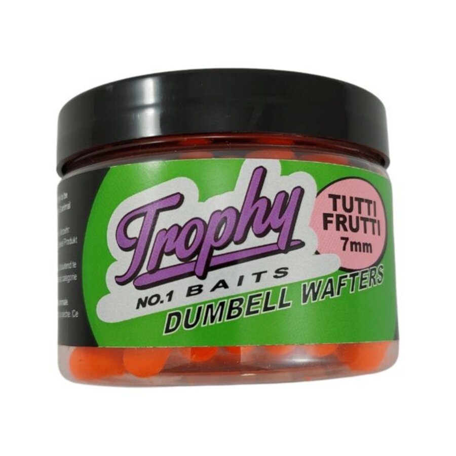 Dumbell Wafters Tutti Frutti 7MM 70g - licht drijvend aas voor method feeder en witvistechnieken
