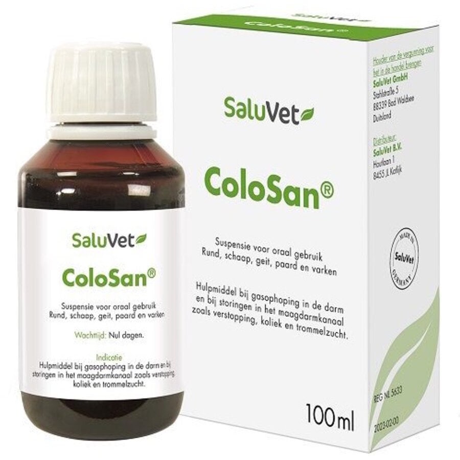 SaluVet Colosan – natuurlijke ondersteuning bij koliek en darmstoringen