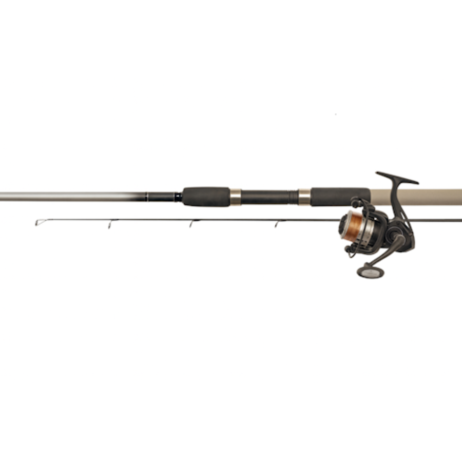 Comboset Spinning 180/2 + 1000FD - complete 2-delige spinhengelset met molen en nylon