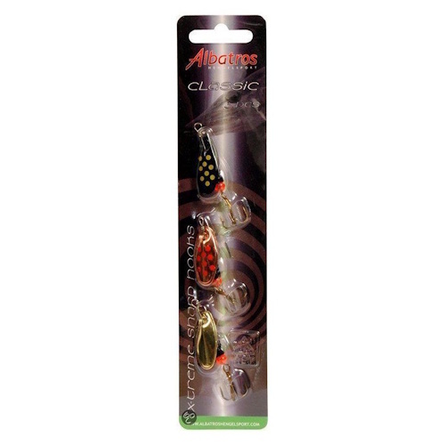 ALBATROS Spinkit Classic -  3-delige kunstaas set met metalen spinners voor roofvissen