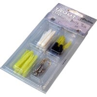 Trout Style Beetle Tube Set - 20-delige Albatros forel kunstaas set met soft tubes en jigheads
