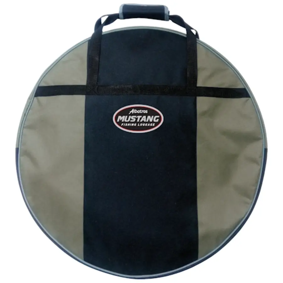 Mustang Keepnet Tas 60 cm - ronde tas met uitneembare waterdichte binnenkant voor leefnet en schepnet