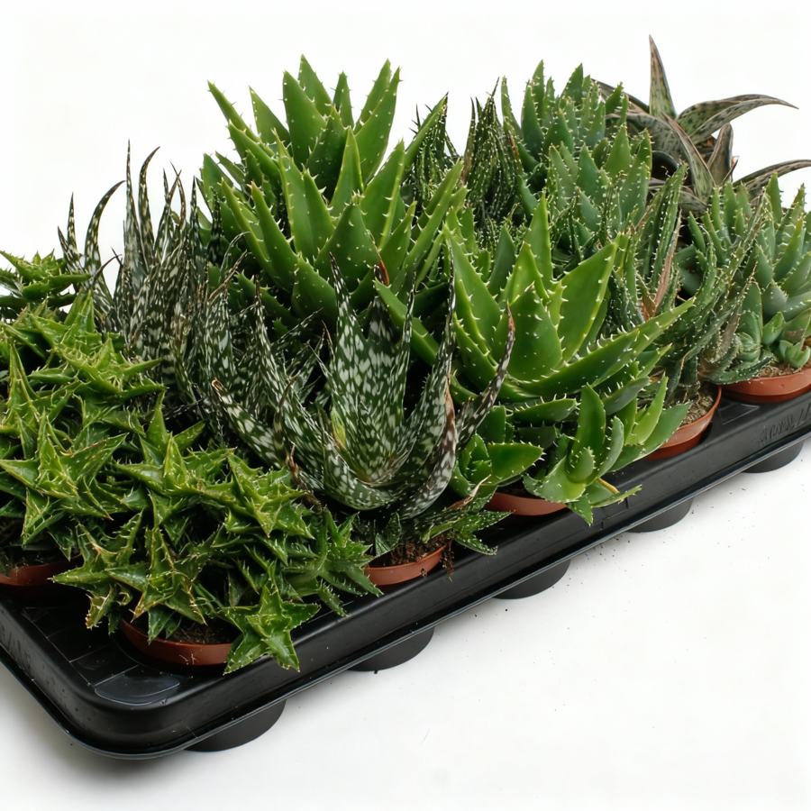 Aloe mix – per stuk, 8 cm pot, 15 cm hoog