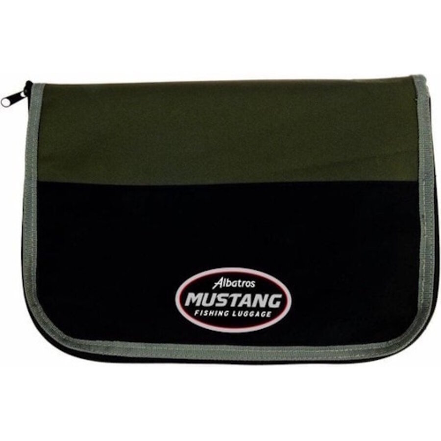 Mustang Rig Wallet Large - multifunctionele opbergmap met 30 hersluitbare mapjes voor rigs en onderlijnen