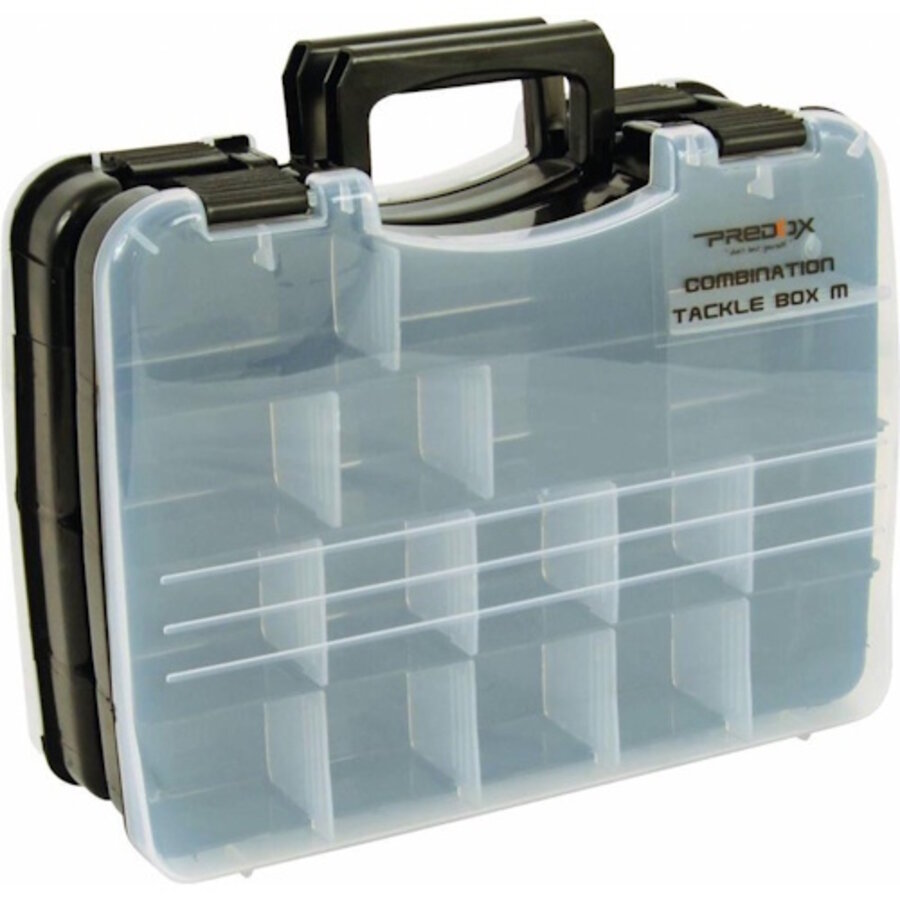 Combo Tackle Box medium en large - Predox verstelbare wormproof opbergboxen met koppelbare draaggreep