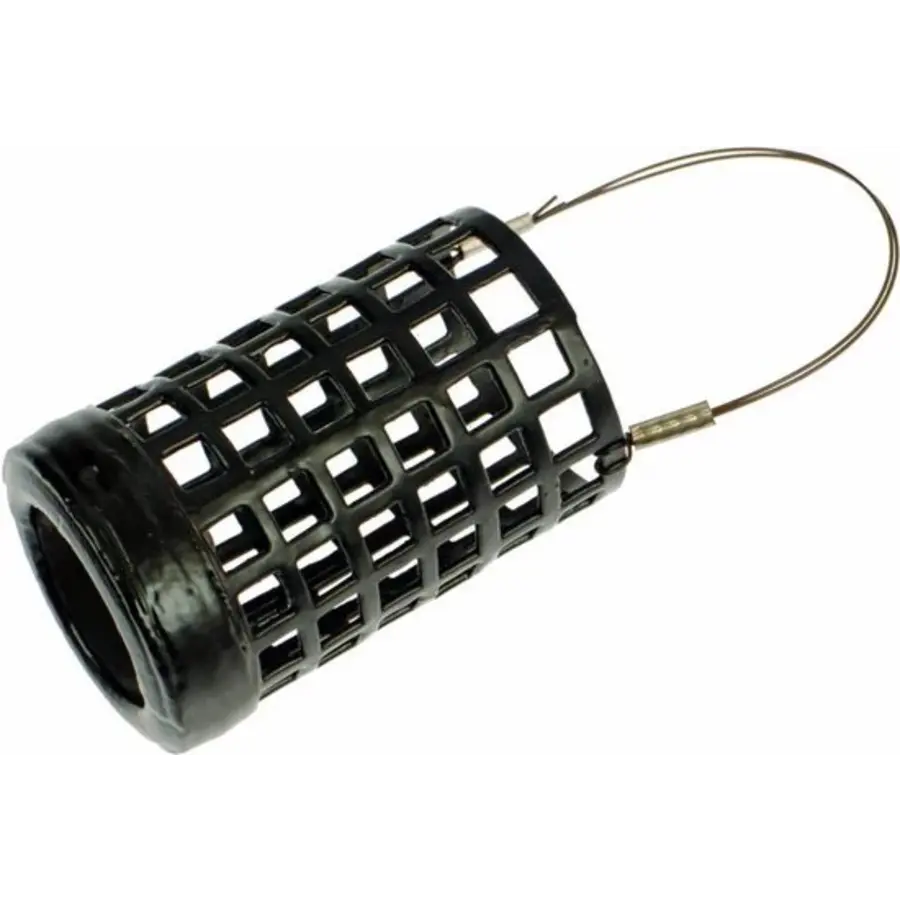Afstandkorf Black - aerodynamische metalen feeder met ring van lood aan de onderzijde