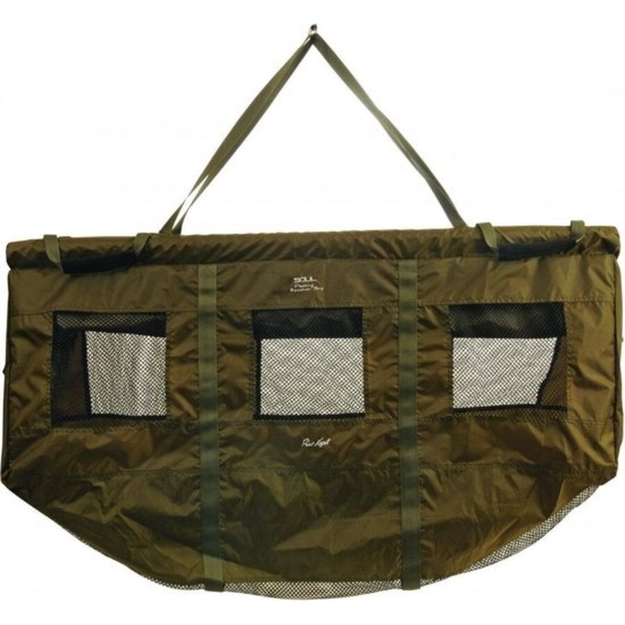 SOUL Floating Retainer Sling - drijvende bewaar- en weegzak met neopreen grepen en bankstick connectors, inclusief nylon opberghoes