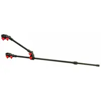 Top Level Feedersteun Dubbel – verstelbare dubbele hengelsteun voor zitmand, plateau of buisstoel (25–36 mm)