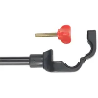 Top Level Feedersteun Dubbel – verstelbare dubbele hengelsteun voor zitmand, plateau of buisstoel (25–36 mm)