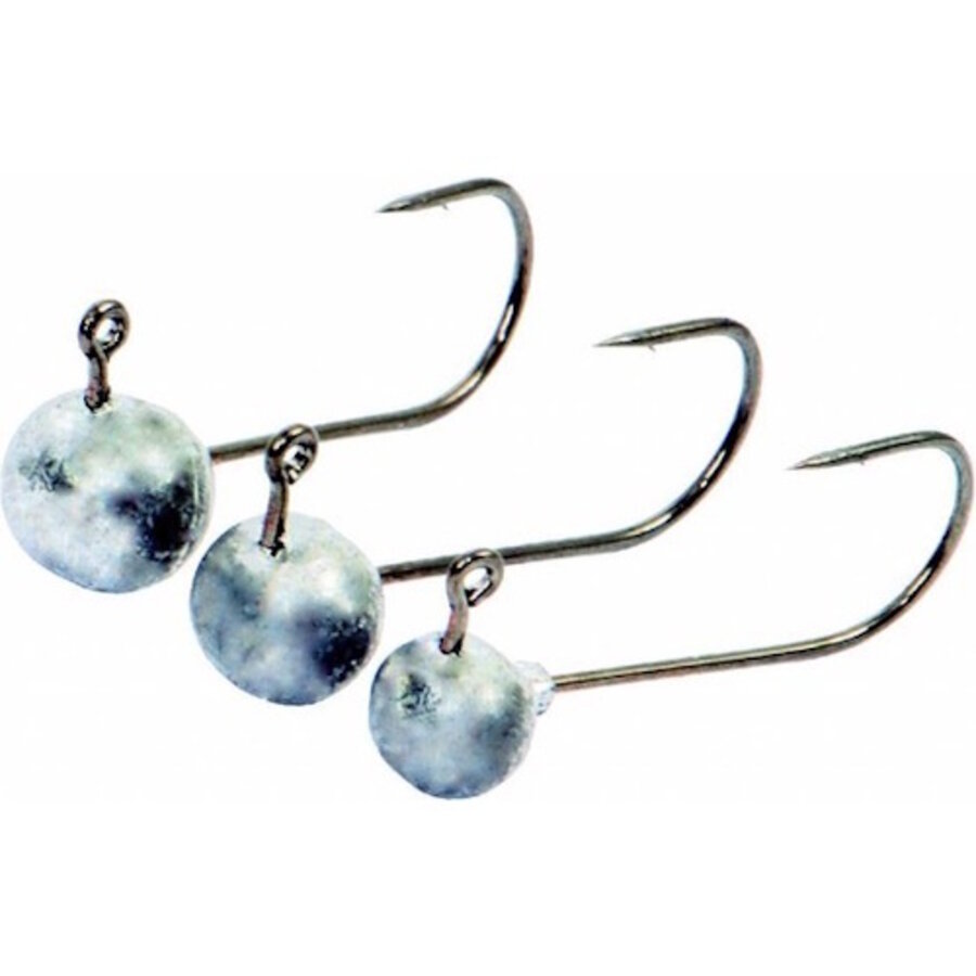 Micro Jig Heads - ronde loodkoppen met scherpe haak voor finesse en ultralight roofvistechnieken