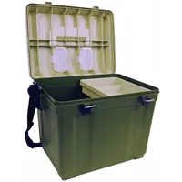 Mega Tackle & Seatbox – grote opberg- en zitkist met binnenbak en draagriem