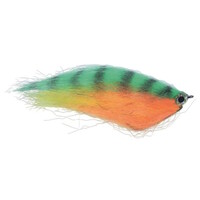 Weedless Pike Fly - weedless streamer met offsethaak 5/0 voor roofvissen