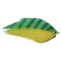 Weedless Pike Fly - weedless streamer met offsethaak 5/0 voor roofvissen