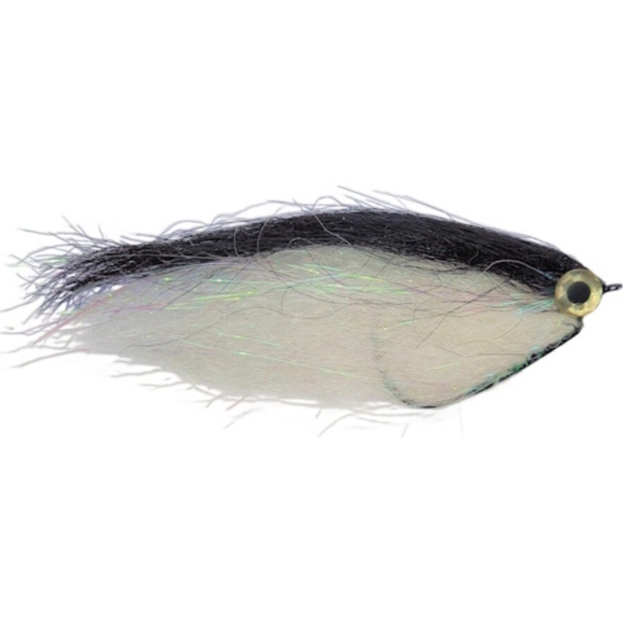 Weedless Pike Fly - weedless streamer met offsethaak 5/0 voor roofvissen