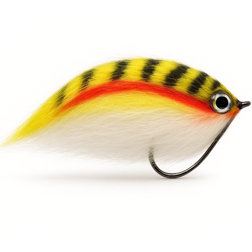 Predox Weedless Pike Fly - weedless streamer met offsethaak 5/0 voor roofvissen Rainbow Trout