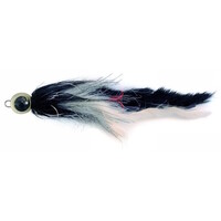 Monstertails 21 g - langzaam zinkende snoekstreamer met veren en scherpe dreg