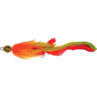 Monstertails 21 g - langzaam zinkende snoekstreamer met veren en scherpe dreg