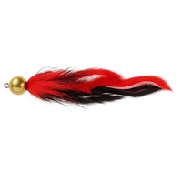 Monstertails 21 g - langzaam zinkende snoekstreamer met veren en scherpe dreg