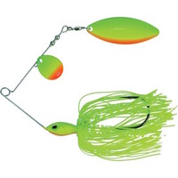Spintexx Double Blade 23 g - krachtige spinnerbait met dubbele bladen en zachte skirt voor roofvissen
