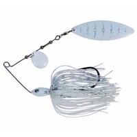 Spintexx Double Blade 23 g - krachtige spinnerbait met dubbele bladen en zachte skirt voor roofvissen